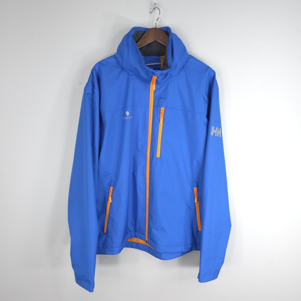Helly Hansen Mens 2XL Blue Helly Tech Seabourn Alaska Waterproof Hooded Jacket
